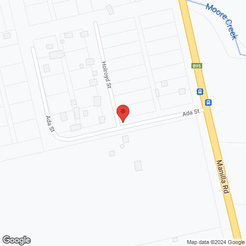 Google map for 1 Ada Street, Hallsville 2340, NSW