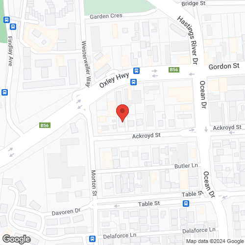 Google map for 1/53 Ackroyd Street, Port Macquarie 2444, NSW