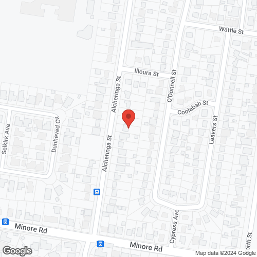 Google map for 36 Alcheringa Street, Dubbo 2830, NSW