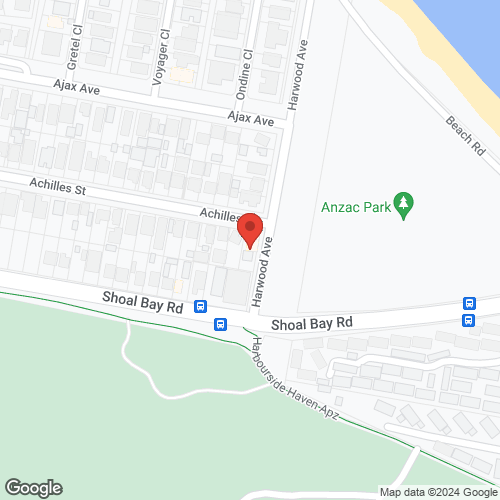 Google map for 1 Achilles Street, Nelson Bay 2315, NSW
