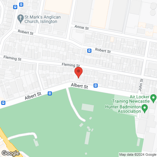 Google map for 87 Albert Street, Wickham 2293, NSW