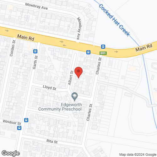 Google map for 6 Albert Street, Edgeworth 2285, NSW