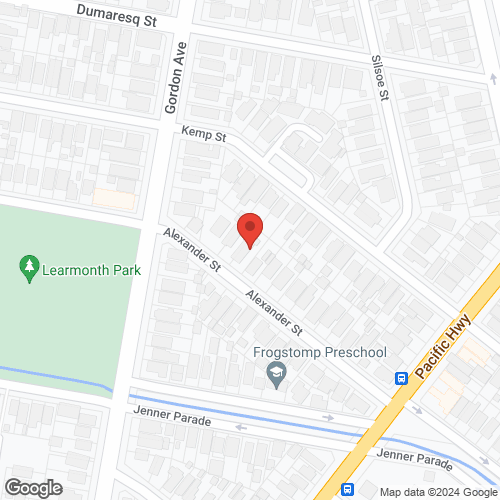 Google map for 24 Alexander Street, Hamilton South 2303, NSW