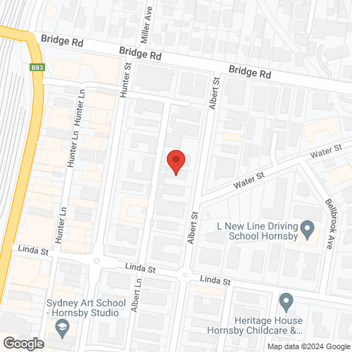 Google map for 9/81 Albert Street, Hornsby 2077, NSW
