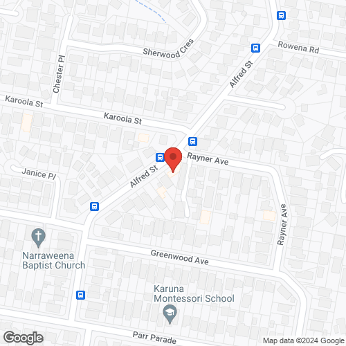 Google map for 3/161 Alfred Street, Narraweena 2099, NSW