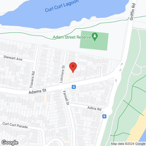 Google map for 5/37 Adams Street, Curl Curl 2096, NSW