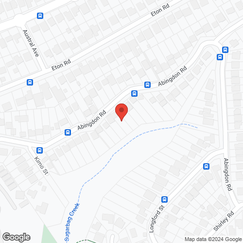 Google map for 36 Abingdon Road, Roseville 2069, NSW