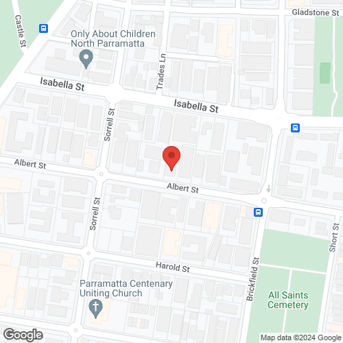 Google map for 58 Albert Street, North Parramatta 2151, NSW
