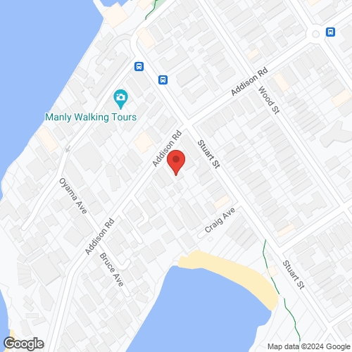 Google map for 6/66 Addison Road, Manly 2095, NSW