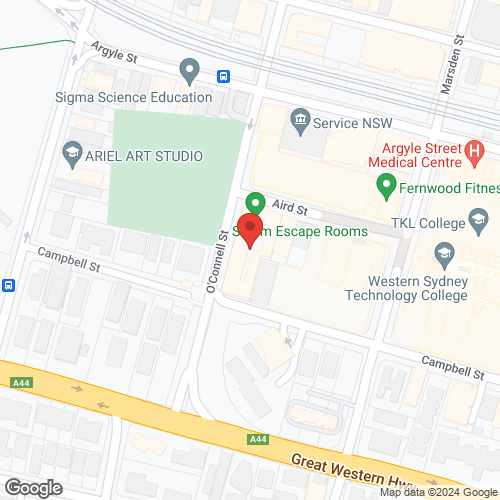 Google map for 56/5 Aird Street, Parramatta 2150, NSW