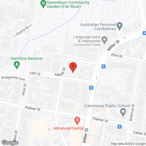 Google map for 3/49 Abbott Street, Cammeray 2062, NSW