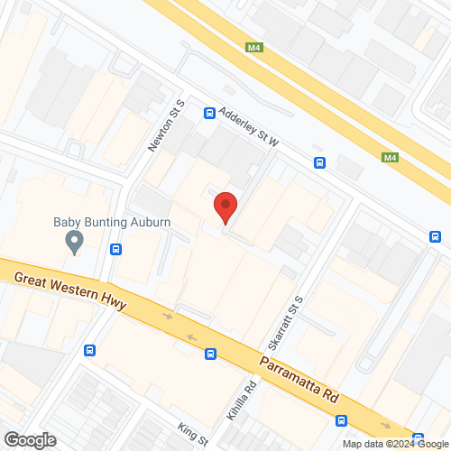 Google map for 3/164 Adderley Street, Auburn 2144, NSW