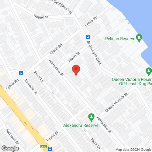 Google map for 66 Alexandra Street, Drummoyne 2047, NSW