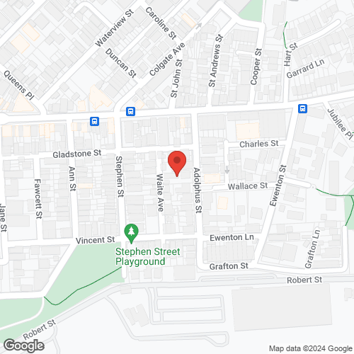 Google map for 2/9 Adolphus Street, Balmain 2041, NSW