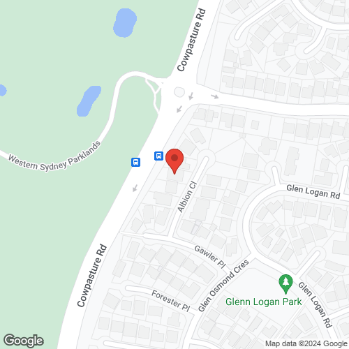 Google map for 4 Albion Close, Bossley Park 2176, NSW