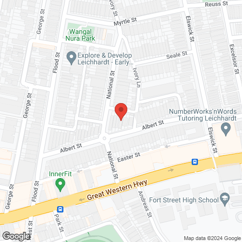 Google map for 29 Albert Street, Leichhardt 2040, NSW