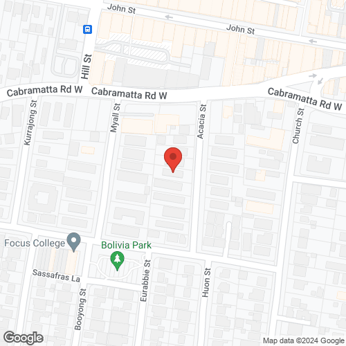 Google map for 4/7 Acacia Street, Cabramatta 2166, NSW