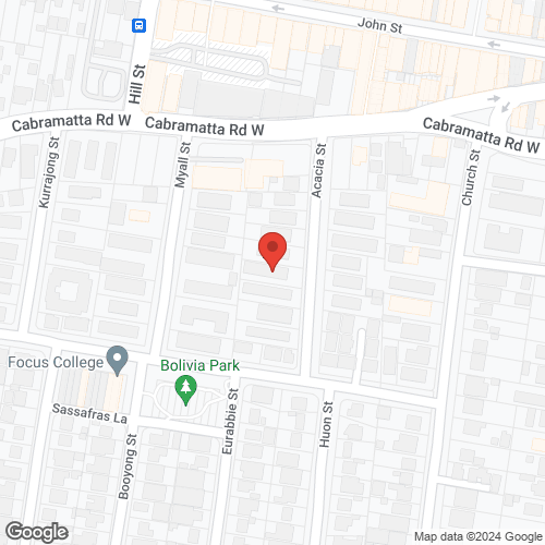 Google map for 7/9 Acacia Street, Cabramatta 2166, NSW