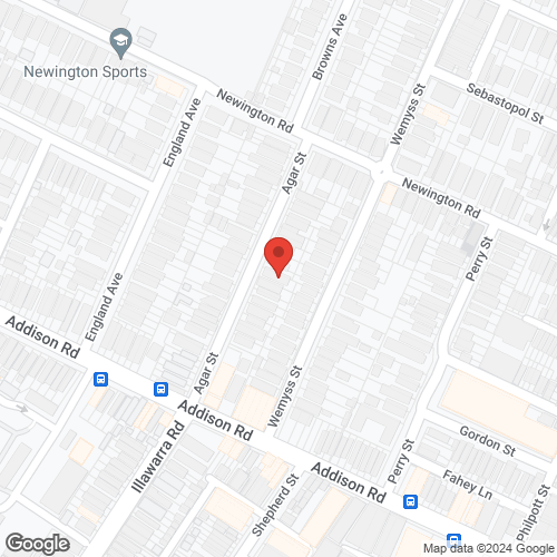 Google map for 3/15 Agar Street, Marrickville 2204, NSW