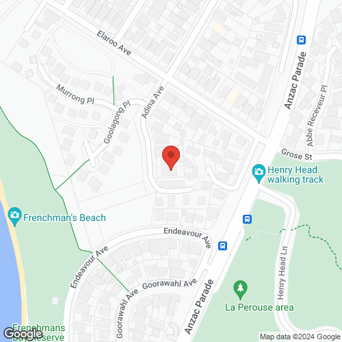 Google map for 55 Adina Avenue, La Perouse 2036, NSW