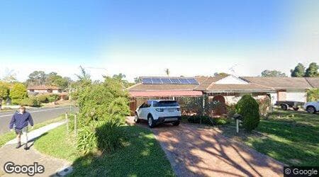 Google street view for 3 Aden Street, Quakers Hill 2763, NSW