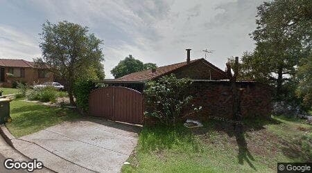 Google street view for 2 Adina Place, Bradbury 2560, NSW