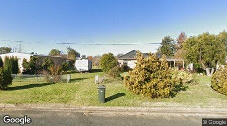 Google street view for 25 Alexandra Street, Grenfell 2810, NSW