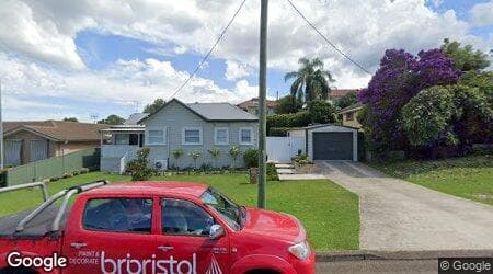 Google street view for 120 Acacia Avenue, North Lambton 2299, NSW