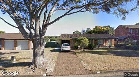 Google street view for 37 Acacia Circuit, Hunterview 2330, NSW