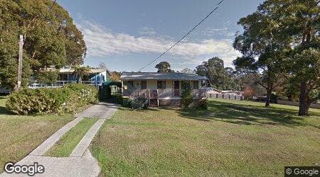 Google street view for 27 Acacia Street, Fishermans Paradise 2539, NSW