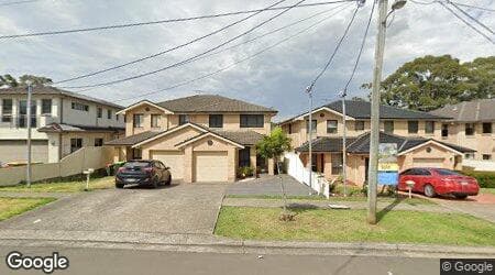 Google street view for 7 Alderney Road, Merrylands 2160, NSW