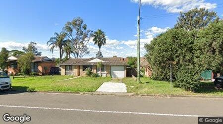 Google street view for 4/105-109 Albert Street, Werrington 2747, NSW