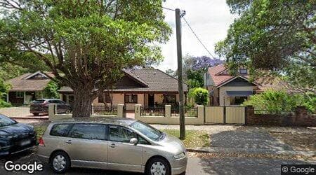 Google street view for 123/20-34 Albert Road, Strathfield 2135, NSW