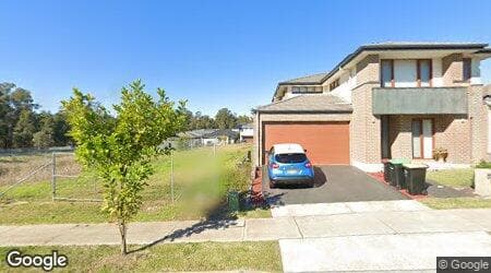 Google street view for 3 Admiral Avenue, Jordan Springs 2747, NSW
