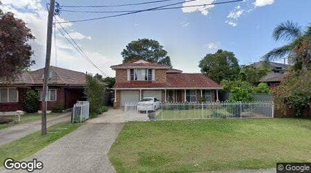 Google street view for 5 Acacia Street, Oatley 2223, NSW