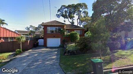 Google street view for 6 Akoonah Place, Peakhurst Heights 2210, NSW