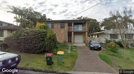 Google street view for 24 Agatha Avenue, Lake Munmorah 2259, NSW