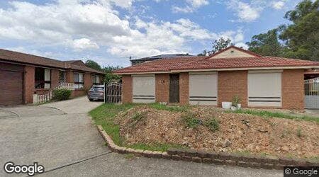 Google street view for 31 Alamein Road, Bossley Park 2176, NSW