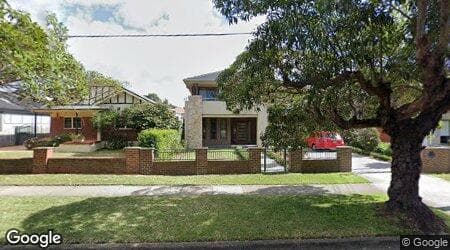 Google street view for 38 Addison Avenue, Concord 2137, NSW