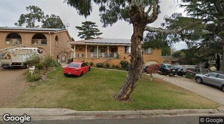 Google street view for 55 Acacia Drive, Muswellbrook 2333, NSW