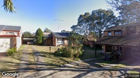 Google street view for 27 Airdsley Lane, Bradbury 2560, NSW