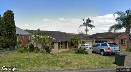 Google street view for 20 Agincourt Crescent, Valentine 2280, NSW