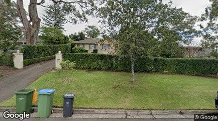 Google street view for 18D Alice Street, Turramurra 2074, NSW