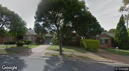 Google street view for 13 Adrienne Street, Glendenning 2761, NSW