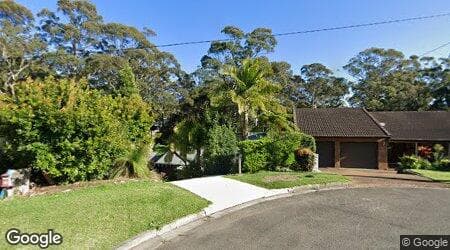 Google street view for 24 Aberfeldy Close, Charlestown 2290, NSW