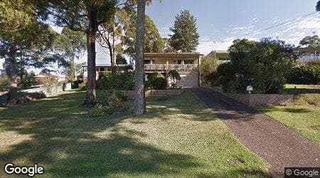 Google street view for 27 Acacia Street, Fishermans Paradise 2539, NSW
