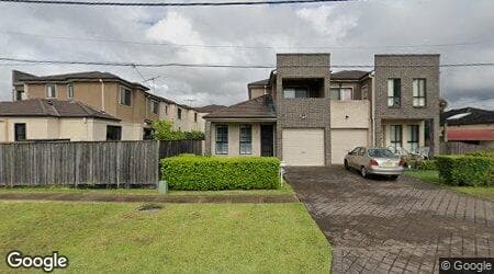 Google street view for 8 Adam Street, Fairfield 2165, NSW