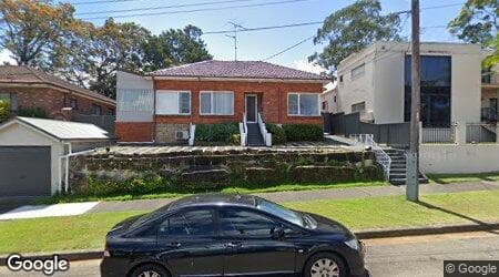 Google street view for 1 Albert Street, Hurstville 2220, NSW