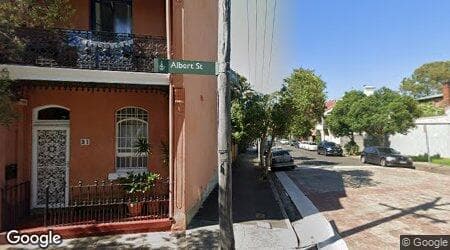 Google street view for 58 Albert Street, Erskineville 2043, NSW