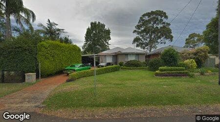 Google street view for 50 Alan Road, Berowra Heights 2082, NSW